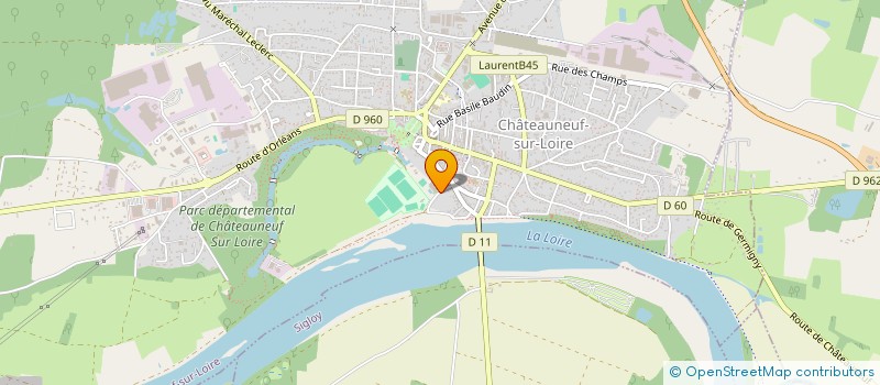 localisation de l'entreprise SCI SAINTE ANNE  CHATEAUNEUF-SUR-LOIRE