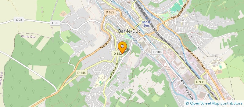 localisation de l'entreprise SCI SAINTE ANNE à BAR-LE-DUC