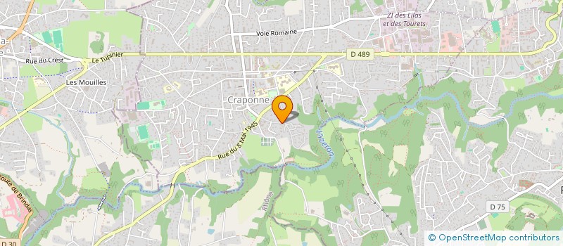 localisation de l'entreprise SCI SAINTE ANNE  CRAPONNE