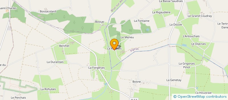 localisation de l'entreprise SCI SAINTE ANNE  PIPRIAC