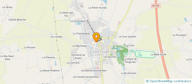 localisation de l'entreprise SCI SAINTE ANNE  GRAND-FOUGERAY