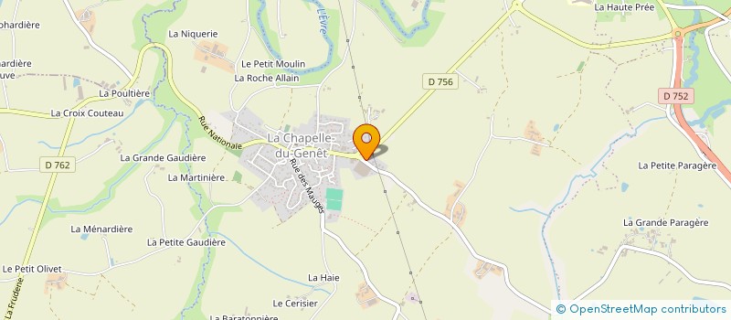 localisation de l'entreprise SCI SAINTE ANNE  BEAUPREAU-EN-MAUGES