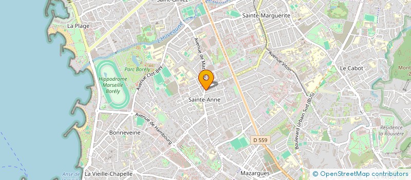 localisation de l'entreprise SCI SAINTE ANNE 461 à MARSEILLE