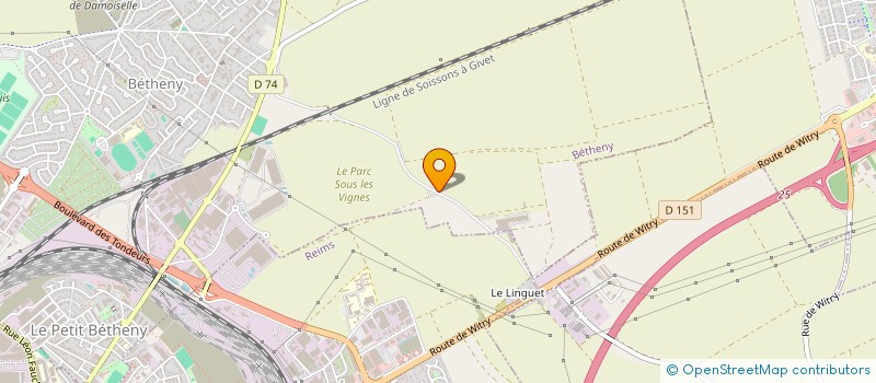 localisation de l'entreprise SCI SAINTE ANNE  BETHENY