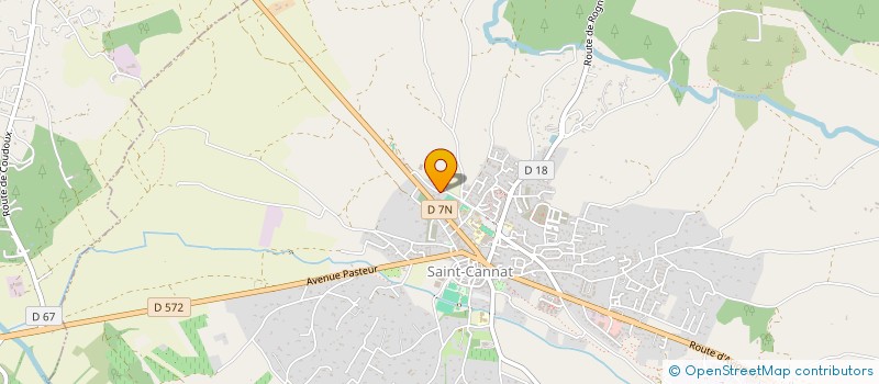 localisation de l'entreprise SCI SAINTE ANNE  SAINT-CANNAT