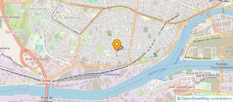 localisation de l'entreprise SCI SAINTE ANNE à NANTES