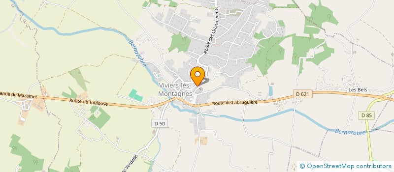 localisation de l'entreprise SCI SAINTE ANNE  VIVIERS-LES-MONTAGNES