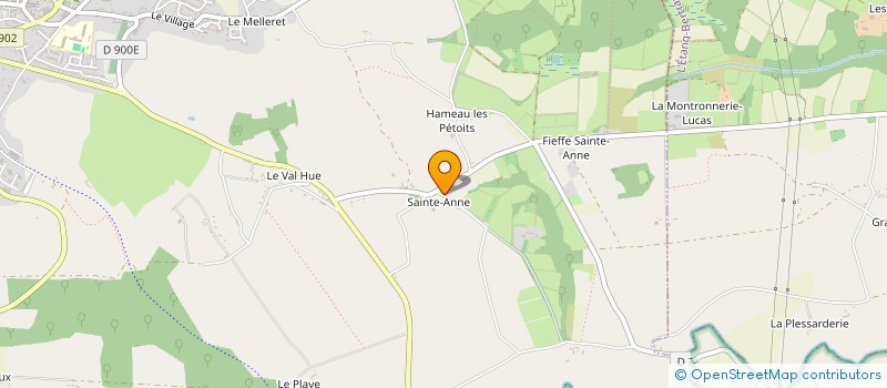localisation de l'entreprise SCI SAINTE ANNE à BRICQUEBEC-EN-COTENTIN