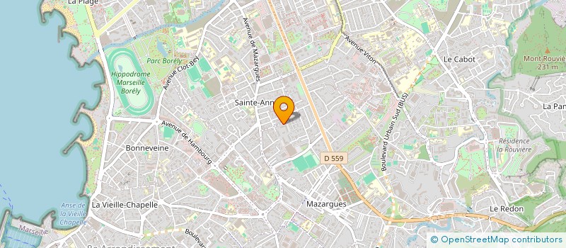 localisation de l'entreprise SCI SAINTE ANNE BARRES à MARSEILLE