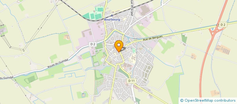 localisation de l'entreprise SCI SAINTE APOLLINE  BOURBOURG