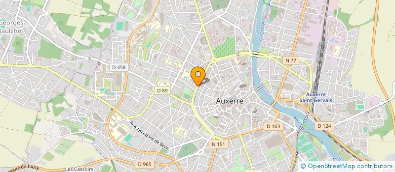 localisation de l'entreprise SCI SAINTE APOLLINE à AUXERRE