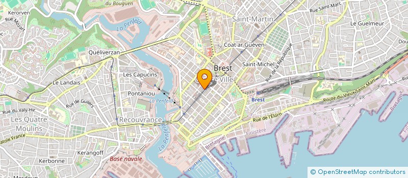 localisation de l'entreprise SCI SAINTE APOLLINE  BREST