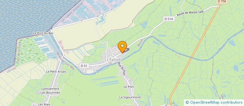 localisation de l'entreprise SCI SAINTE APOLLINE  BOUIN