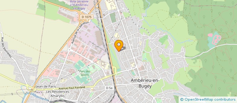 localisation de l'entreprise SCI SAINTE APOLLINE  AMBERIEU-EN-BUGEY