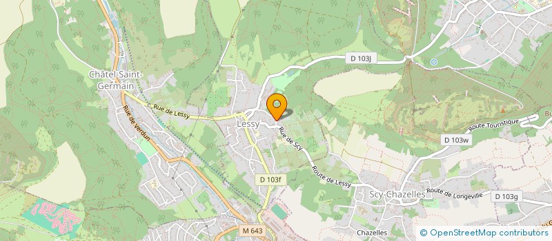 localisation de l'entreprise SCI SAINTE APOLLINE  LESSY