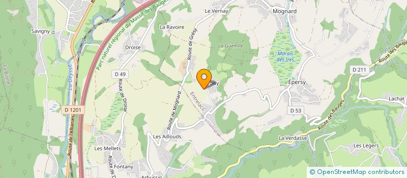 localisation de l'entreprise SCI SAINTE APOLLINE  SAINT-OURS