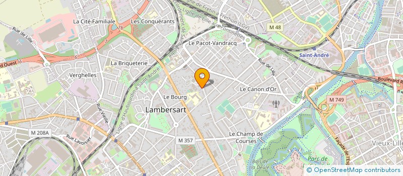 localisation de l'entreprise SCI SAINTE APPOLINE à LAMBERSART