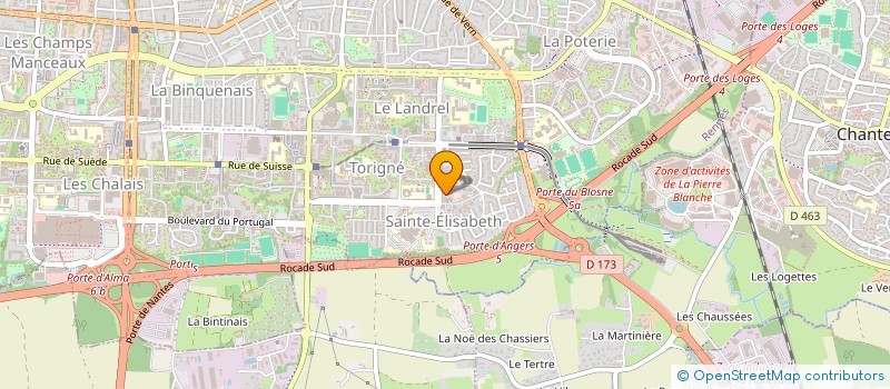 localisation de l'entreprise SCI SAINTE APPOLINE à RENNES