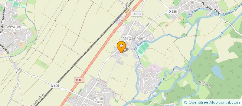 localisation de l'entreprise SCI SAINTE AURELIE  MATZENHEIM