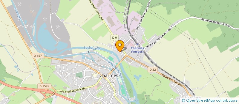 localisation de l'entreprise SCI SAINTE BARBE à CHARMES