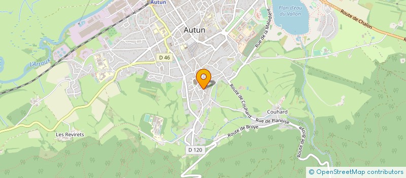 localisation de l'entreprise SCI SAINTE BARBE  AUTUN