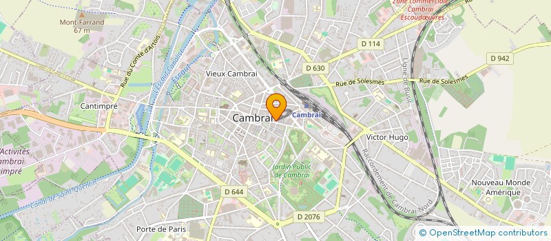 localisation de l'entreprise SCI SAINTE BARBE à FONTAINE-NOTRE-DAME