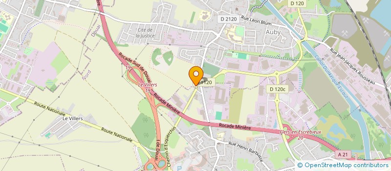 localisation de l'entreprise SCI SAINTE BARBE  AUBY