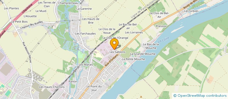 localisation de l'entreprise SCI SAINTE BARBE à MEUNG-SUR-LOIRE