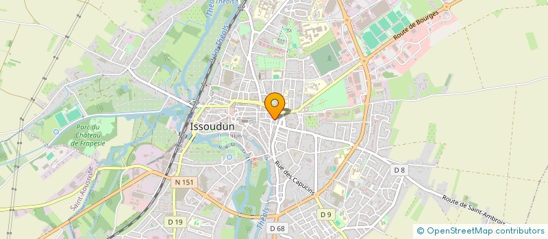 localisation de l'entreprise SCI SAINTE BARBE à ISSOUDUN