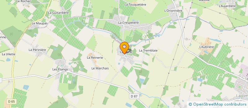 localisation de l'entreprise SCI SAINTE BARBE à LA LIMOUZINIERE