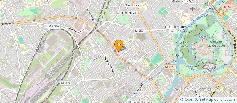 localisation de l'entreprise SCI SAINTE BARBE à LAMBERSART