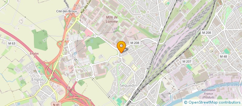 localisation de l'entreprise SCI SAINTE CALIXTE  SEQUEDIN