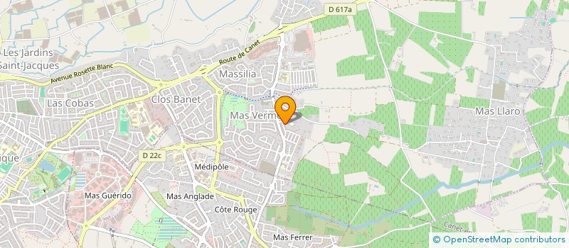 localisation de l'entreprise SCI SAINTE CAMILLE  PERPIGNAN