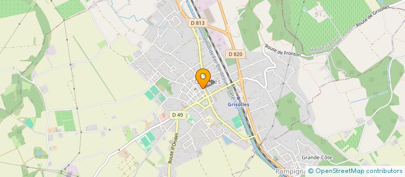 localisation de l'entreprise SCI SAINTE CATHERINE  GRISOLLES