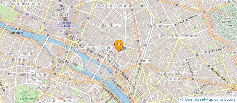 localisation de l'entreprise SCI SAINTE CATHERINE  PARIS