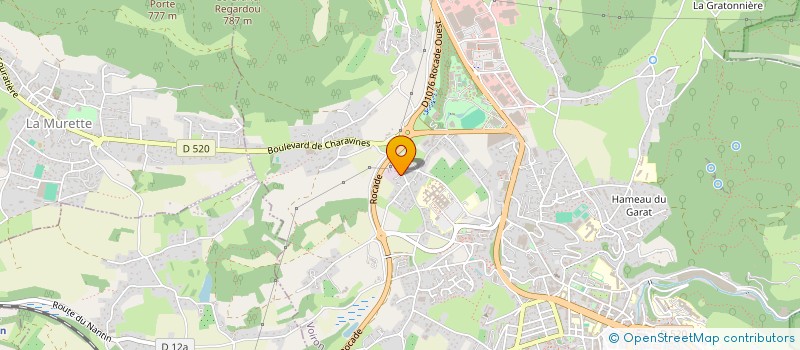localisation de l'entreprise SCI SAINTE CATHERINE  VOIRON