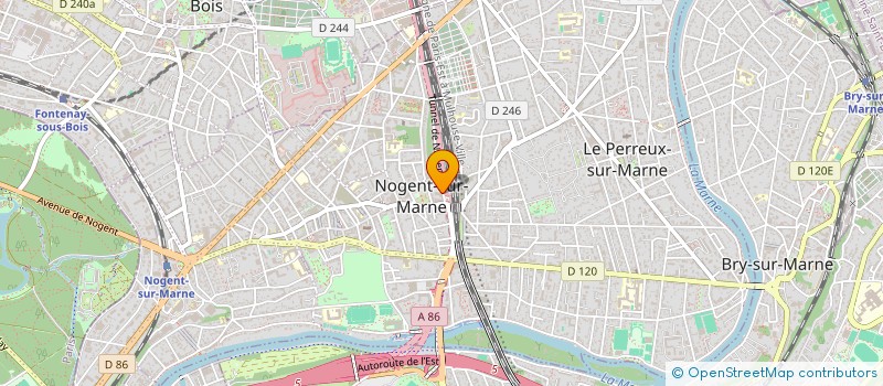 localisation de l'entreprise SCI SAINTE CATHERINE  NOGENT-SUR-MARNE