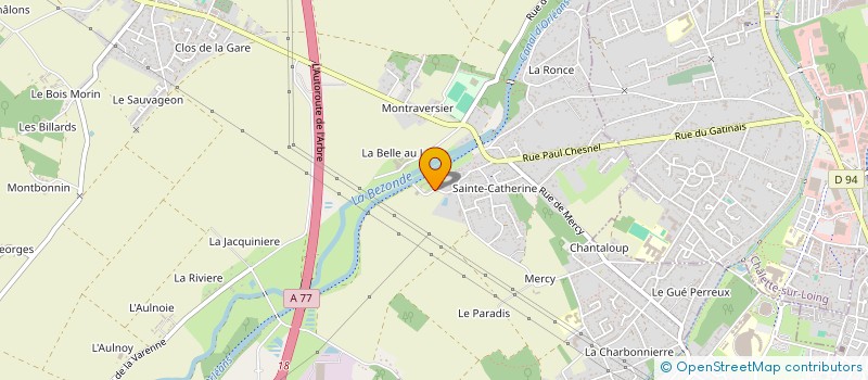 localisation de l'entreprise SCI SAINTE CATHERINE à PANNES