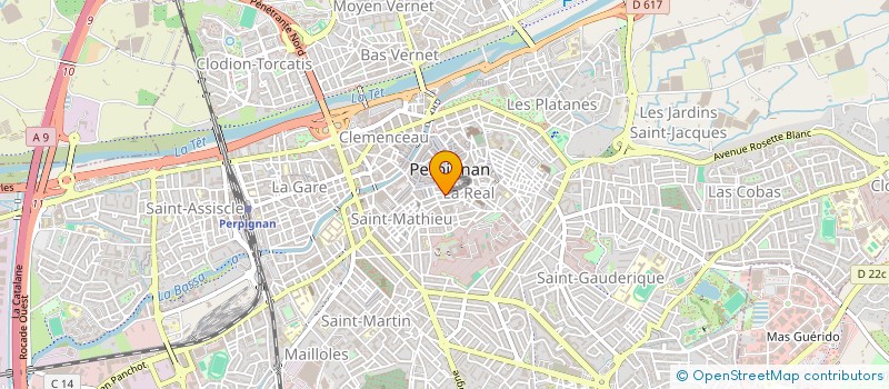 localisation de l'entreprise SCI SAINTE CATHERINE à PERPIGNAN