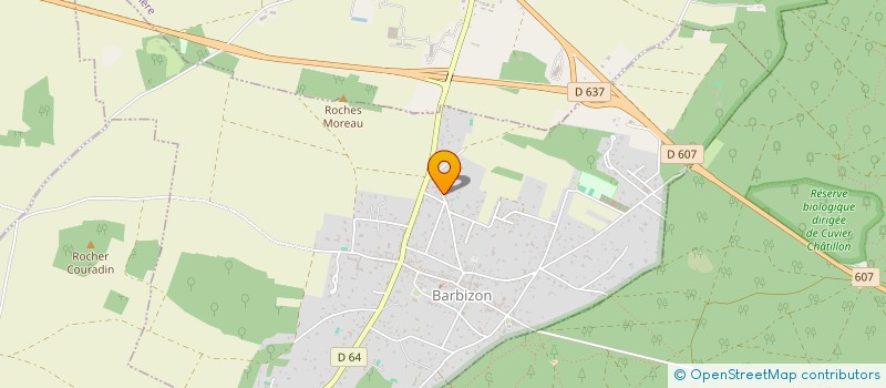 localisation de l'entreprise SCI SAINTE CATHERINE  BARBIZON