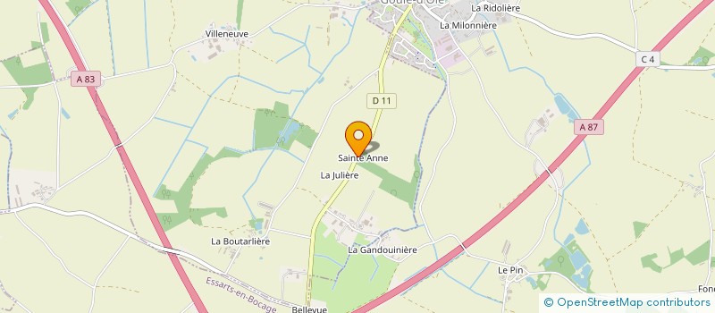 localisation de l'entreprise SCI SAINTE CATHERINE  CHAUCHE