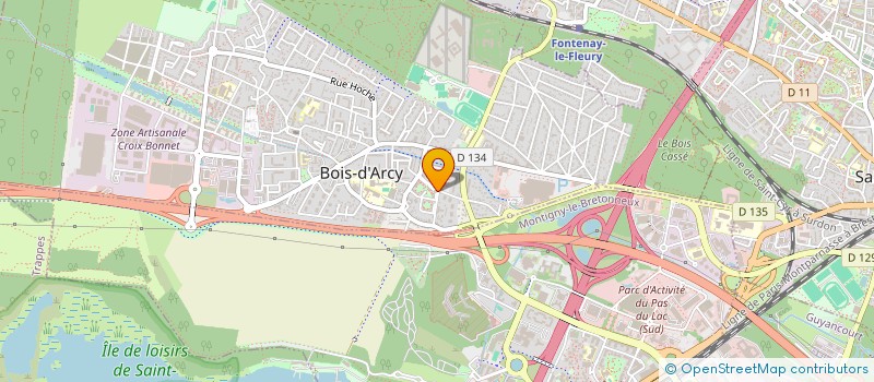 localisation de l'entreprise SCI SAINTE-CATHERINE  BOIS-D'ARCY