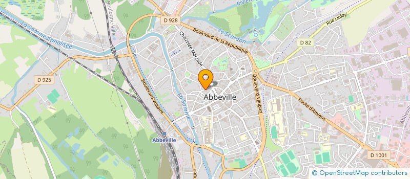 localisation de l'entreprise SCI SAINTE CATHERINE  ABBEVILLE