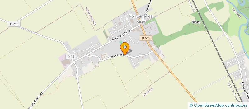 localisation de l'entreprise SCI SAINTE CECILE à FONTAINE-LES-GRES