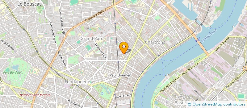 localisation de l'entreprise SCI SAINTE CECILE  BORDEAUX