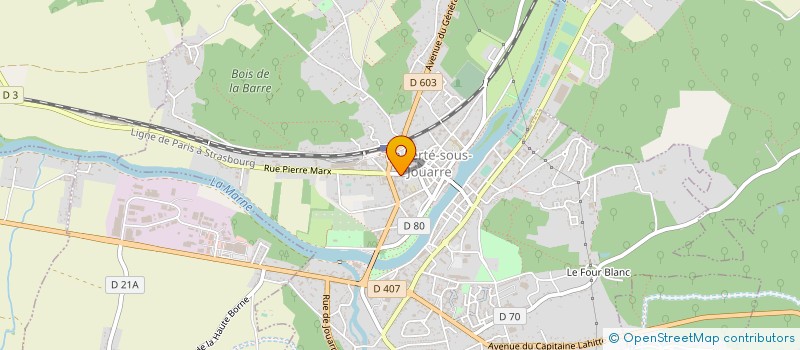 localisation de l'entreprise SCI SAINTE-CELINE à LA FERTE-SOUS-JOUARRE
