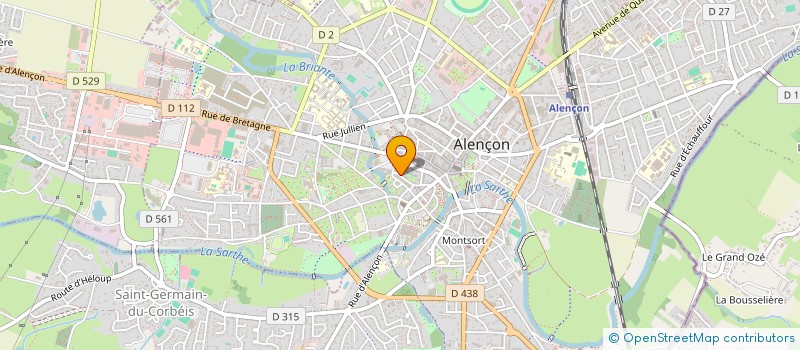 localisation de l'entreprise SCI SAINTE CLAIRE à ALENCON