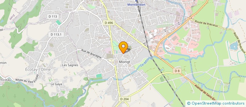 localisation de l'entreprise SCI SAINTE CLAIRE  MONTBRISON