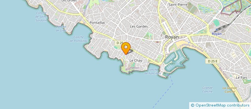 localisation de l'entreprise SCI SAINTE CLAIRE  ROYAN