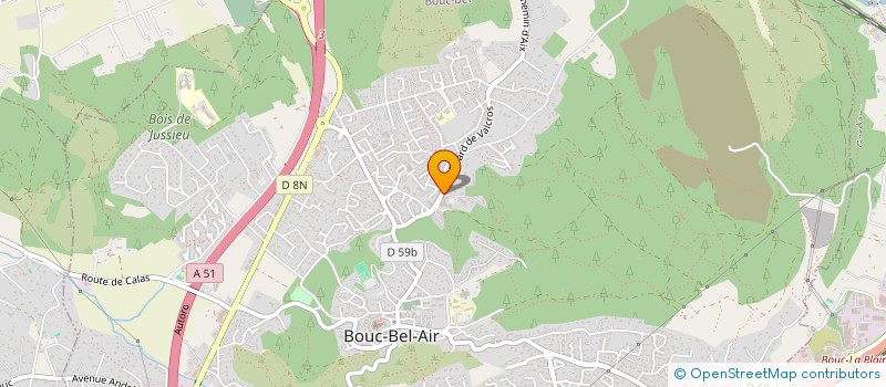 localisation de l'entreprise SCI SAINTE CLAIRE à BOUC-BEL-AIR